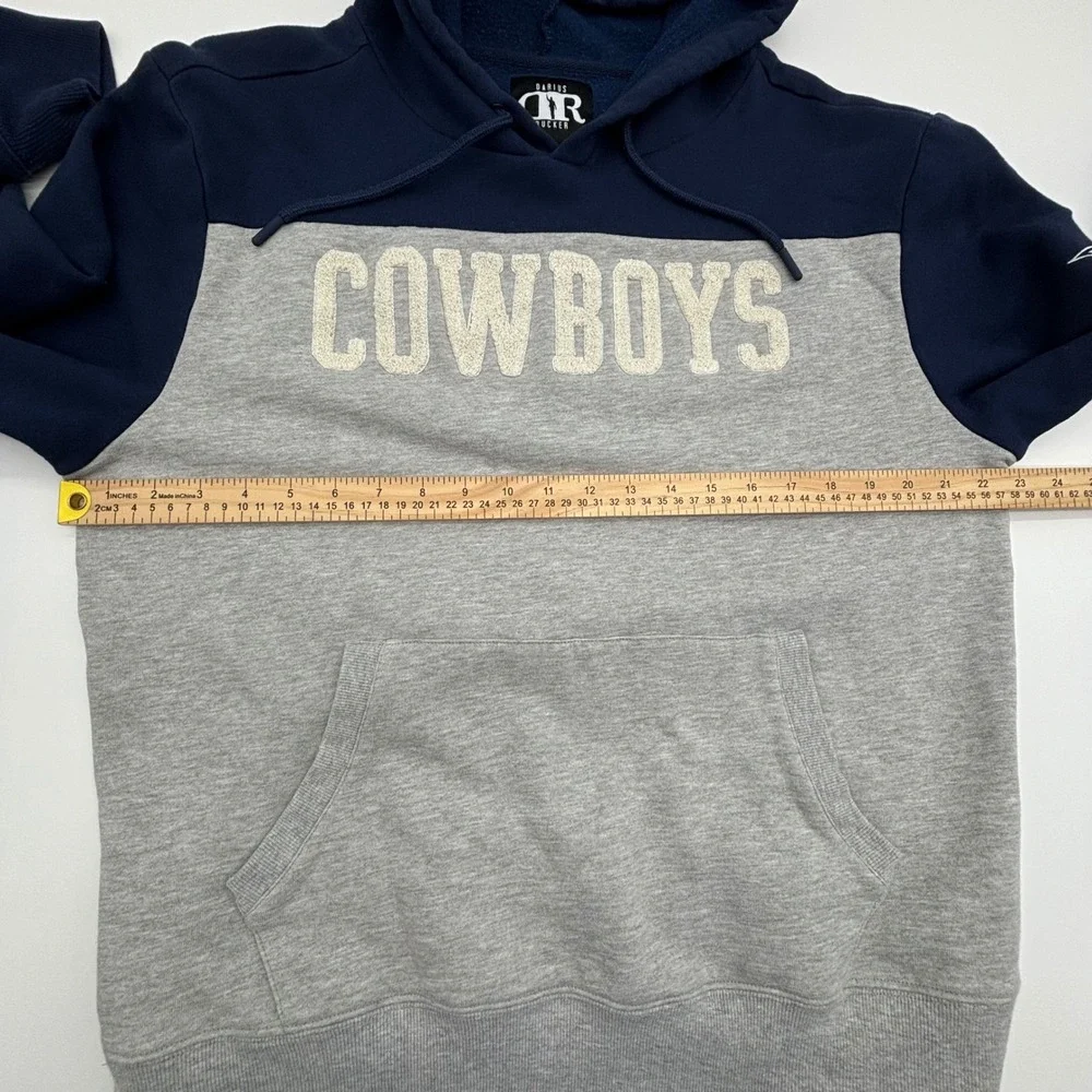 Darius Rucker Dallas Cowboys Hoodie Sweatshirt Football NFL Navy Blue Gray - Picture 7 of 7